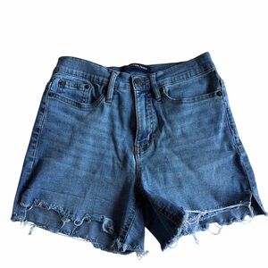 Calvin Klein Jeans Distressed Blue Shorts
